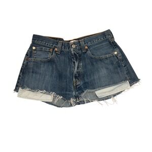 RE/DONE Levi's Reconstructed Denim Shorts Size 28